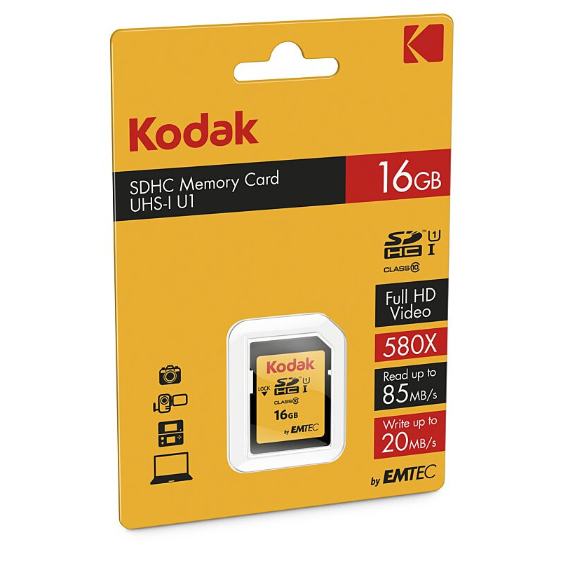 Carte SD 16 GB KODAK