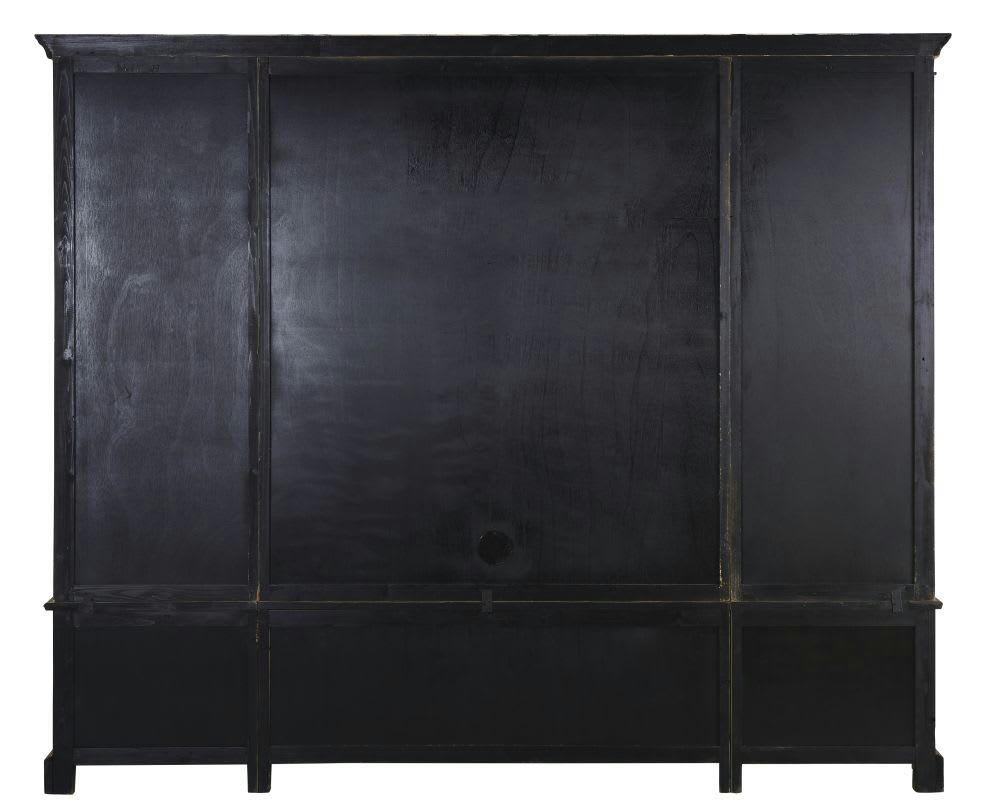 Passy - Bibliothèque meuble TV en pin massif recyclé