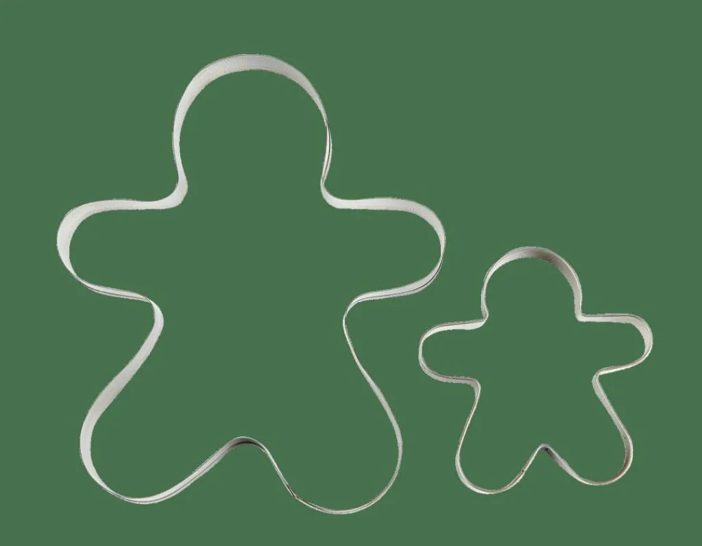 Moules^CASA GINGERBREAD Emporte-pièces Set De 2 Argent