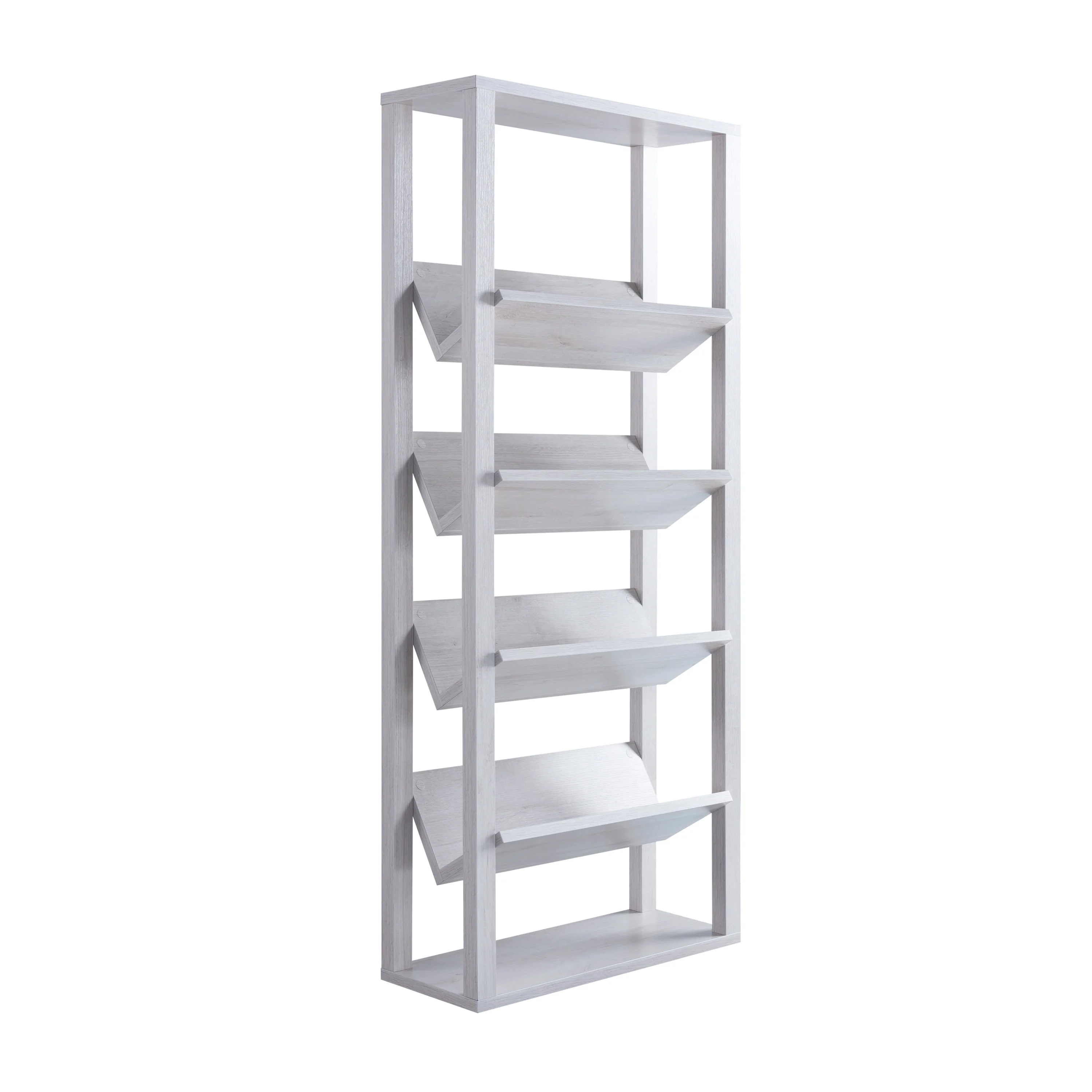 Puno Contemporary 5-Shelf Open Back Bookcase by Furniture of America