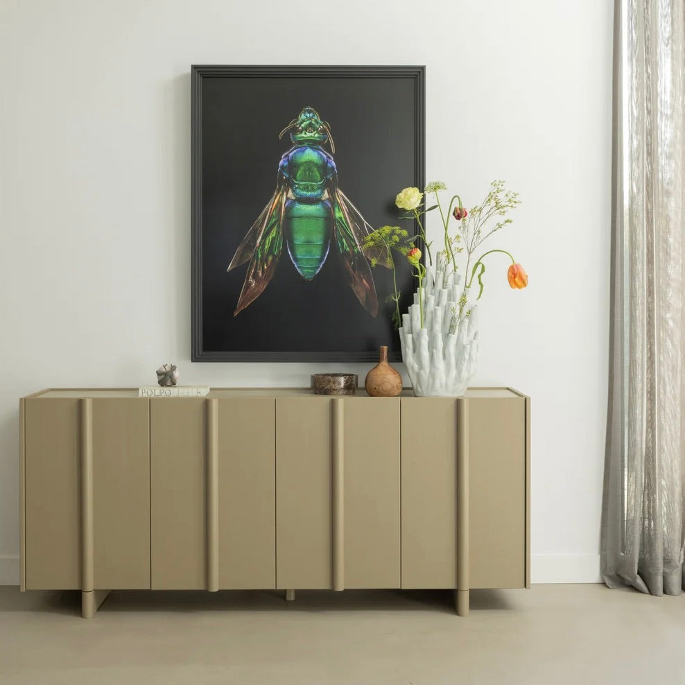 WOOOD Basu Dressoir Grenenhout B 200 cm - Mud