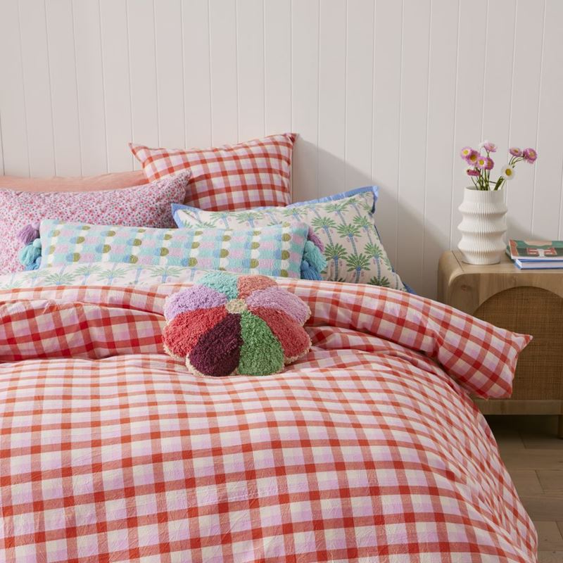 Panama Geo Blue Long Cushion