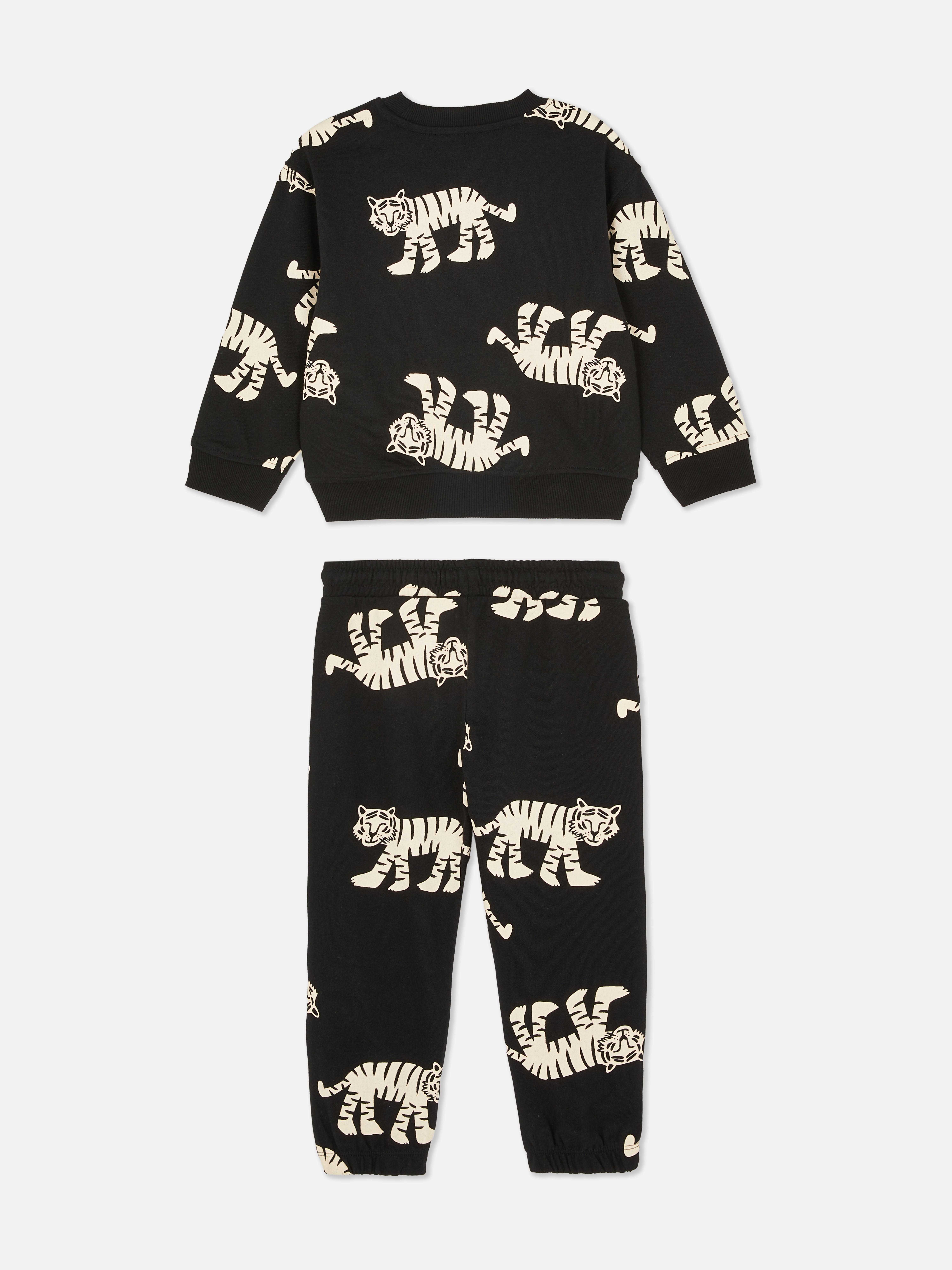 1.5-8yrs | Printed Sweatshirt and Sweatpants Set