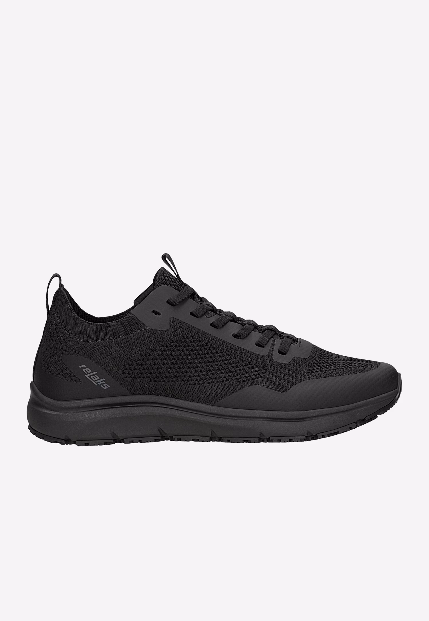 Czarne siateczkowe sneakersy RELAKS