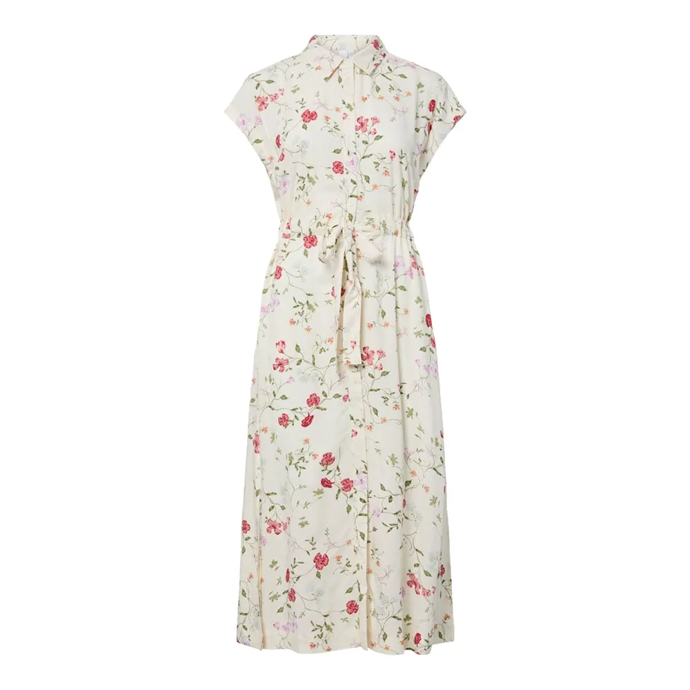 Yas Asina Cs Midi Belt short sleeve midi dress