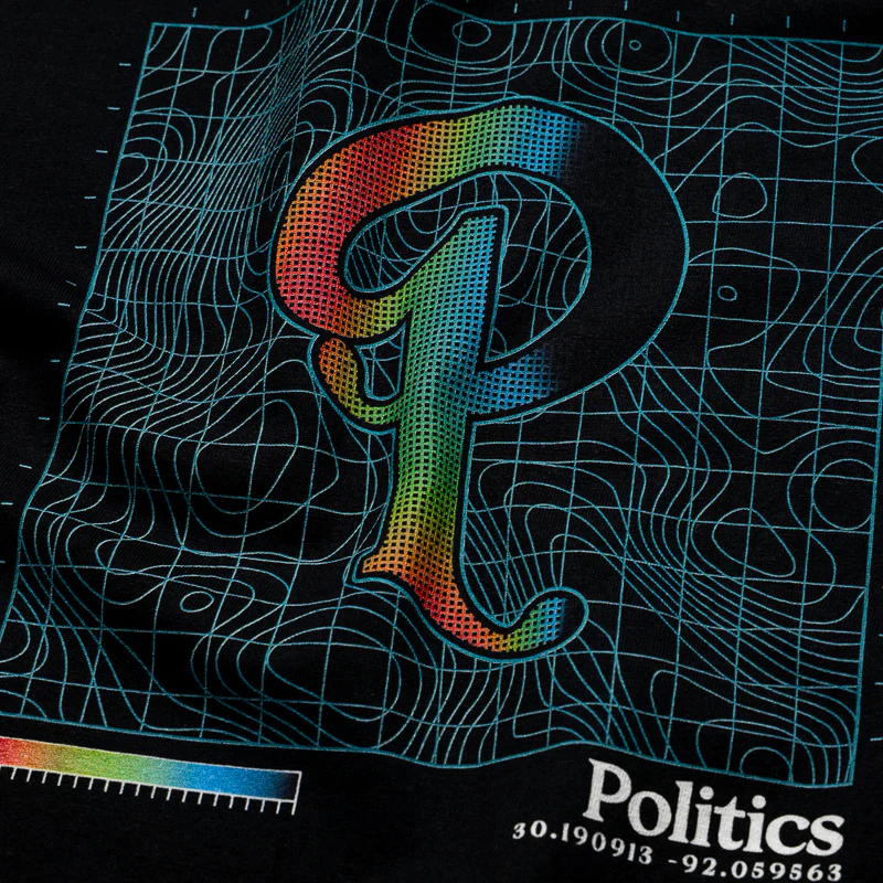 Politics Thermal Tee - Black