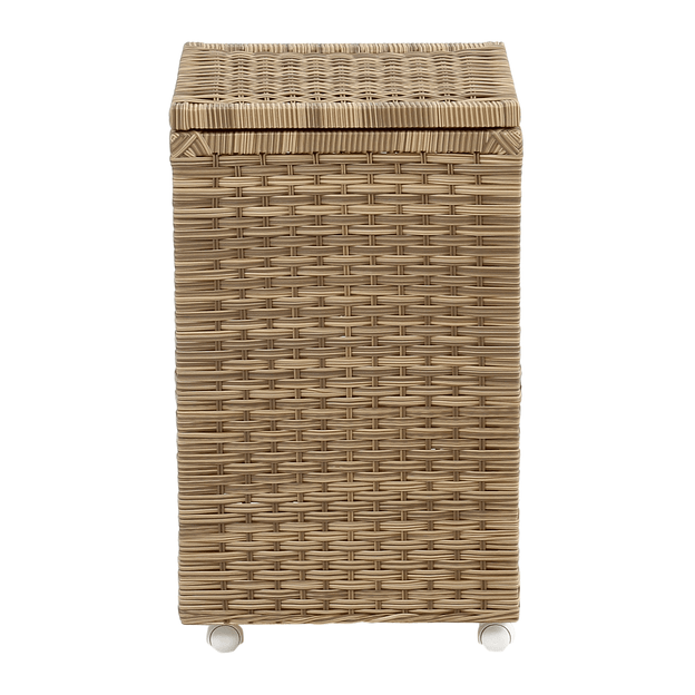 CESTO PARA ROUPA COM RODINHAS 35 CM X 35 CM X 57 CM ENREDO