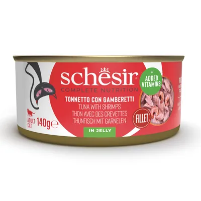 Schesir Complete Nutrition Fillet in Jelly 6 x 140g in Cans