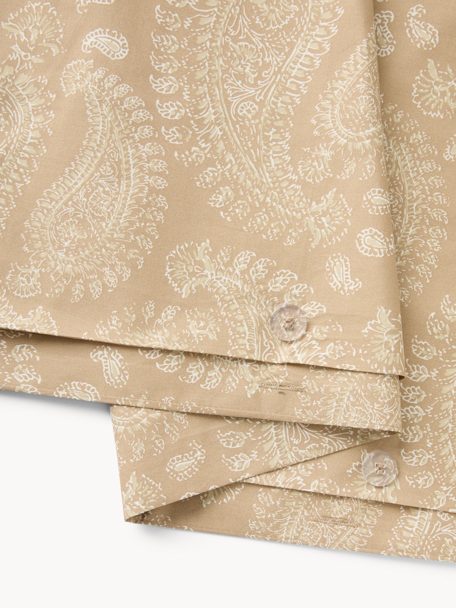 Parure copripiumino in cotone percalle fantasia paisley - Prezzo di lancio