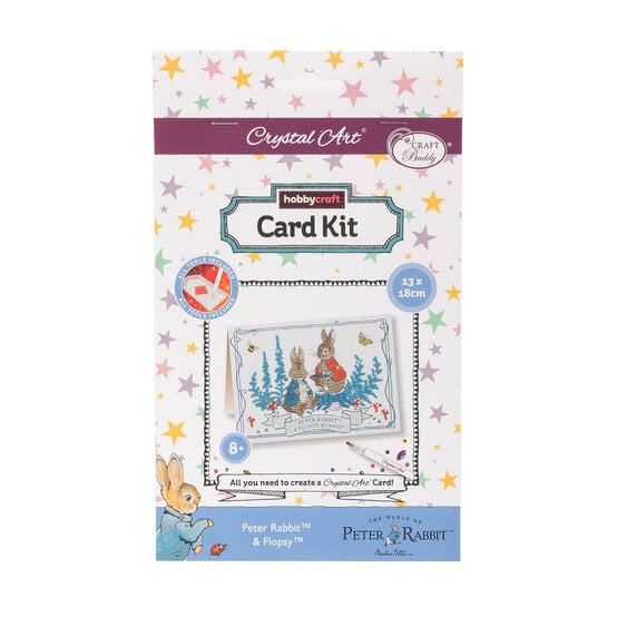 Crystal Art Peter and Flopsy Card Kit