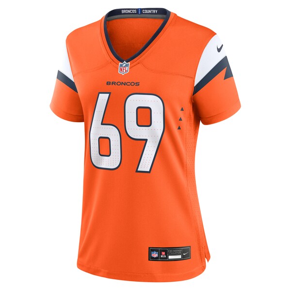 Mike McGlinchey Denver Broncos Nike Women's Team Game Jersey -  Orange