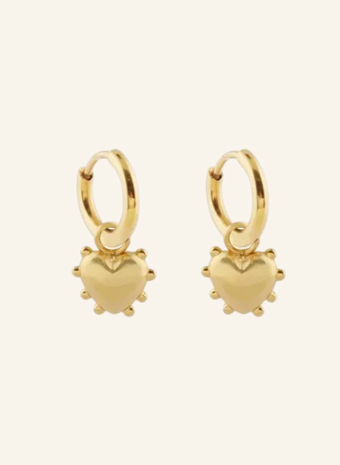 sandralexandra Creolen MINI MILAGROS HEART by GLAMBOU