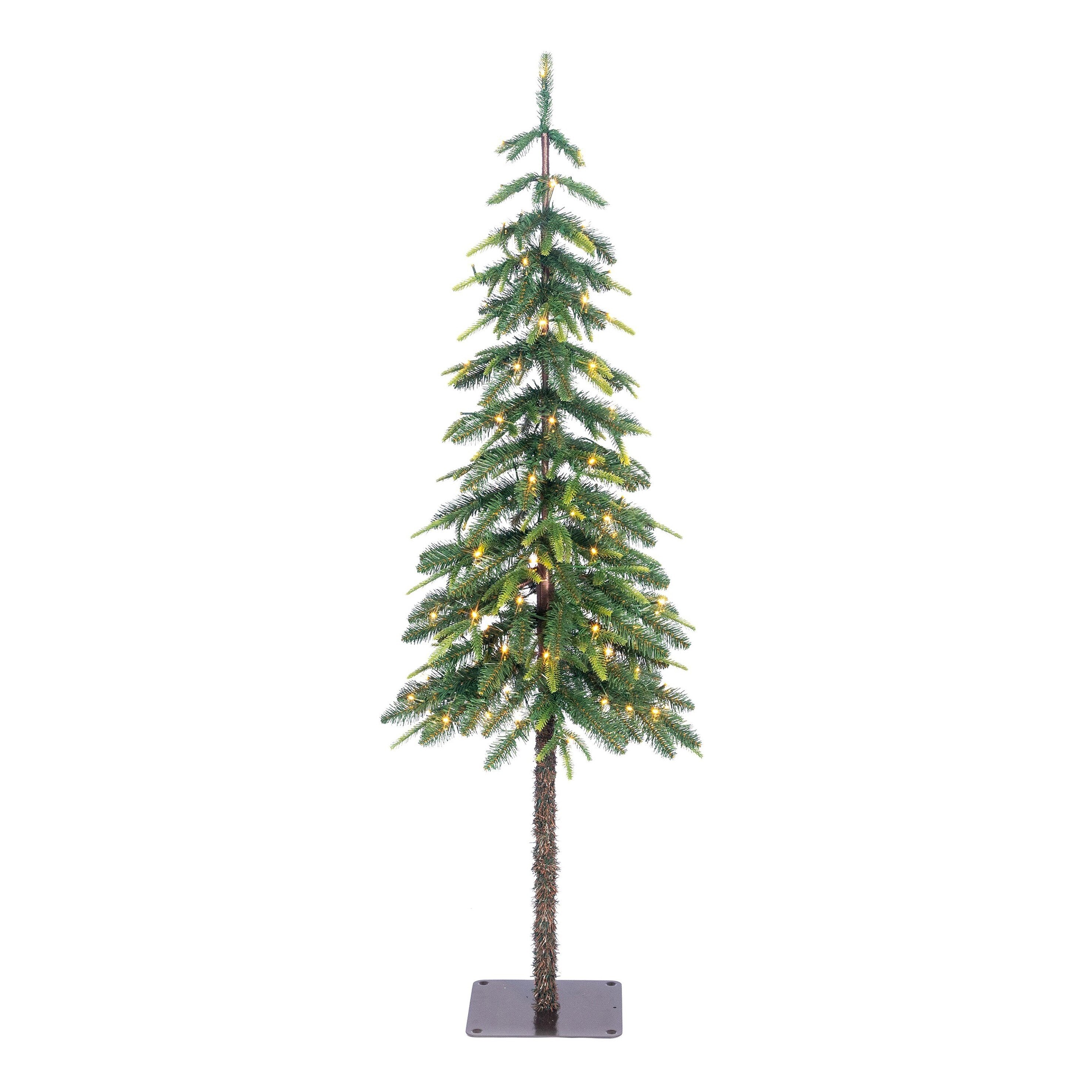 Black Box Trees Lodge Kunstkerstboom met Verlichting en Timer- en Dimfunctie - H155 x Ø48 cm - Groen