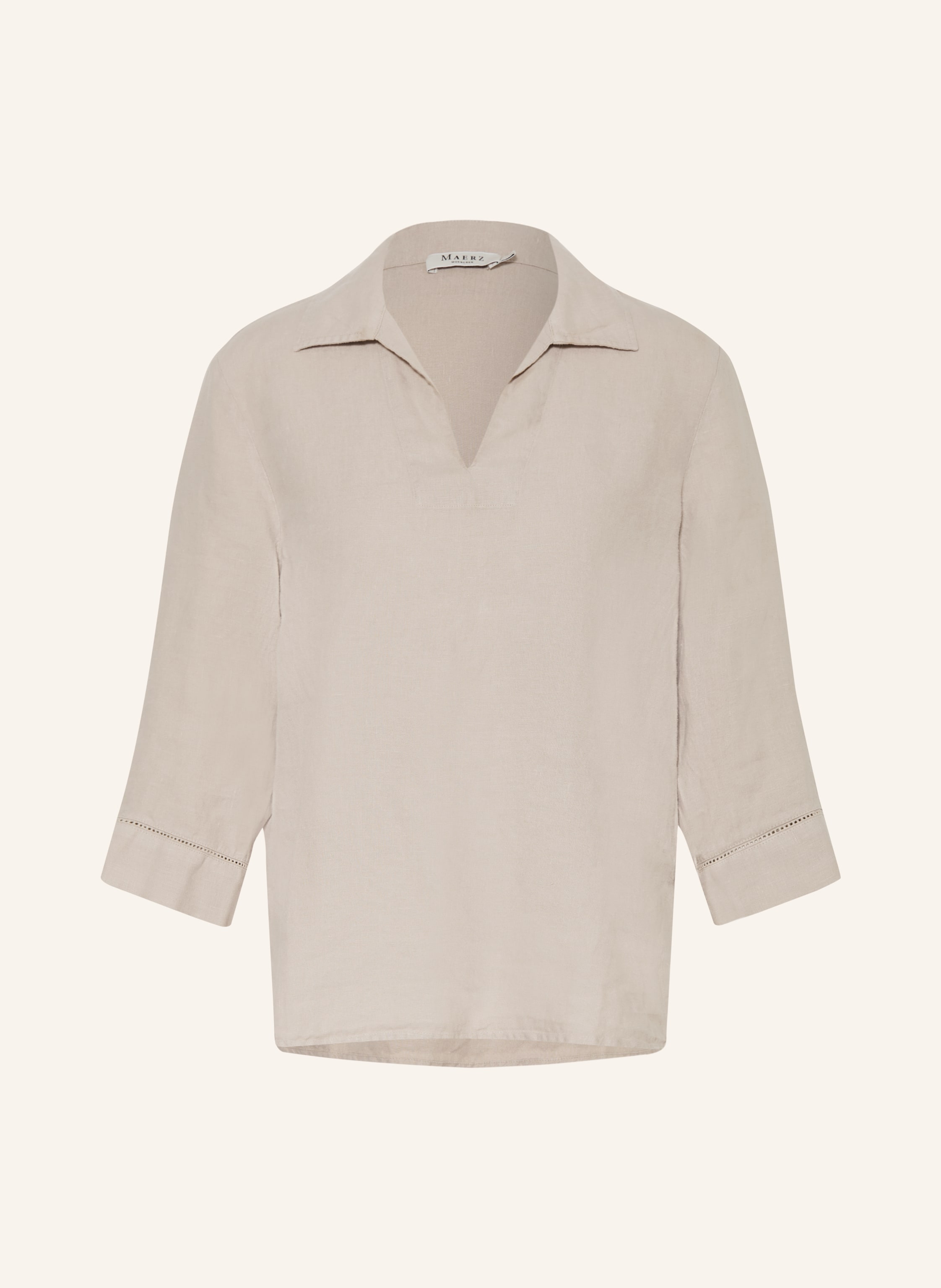 MAERZ MUENCHEN Blusenshirt mit 3/4-Arm aus Leinen