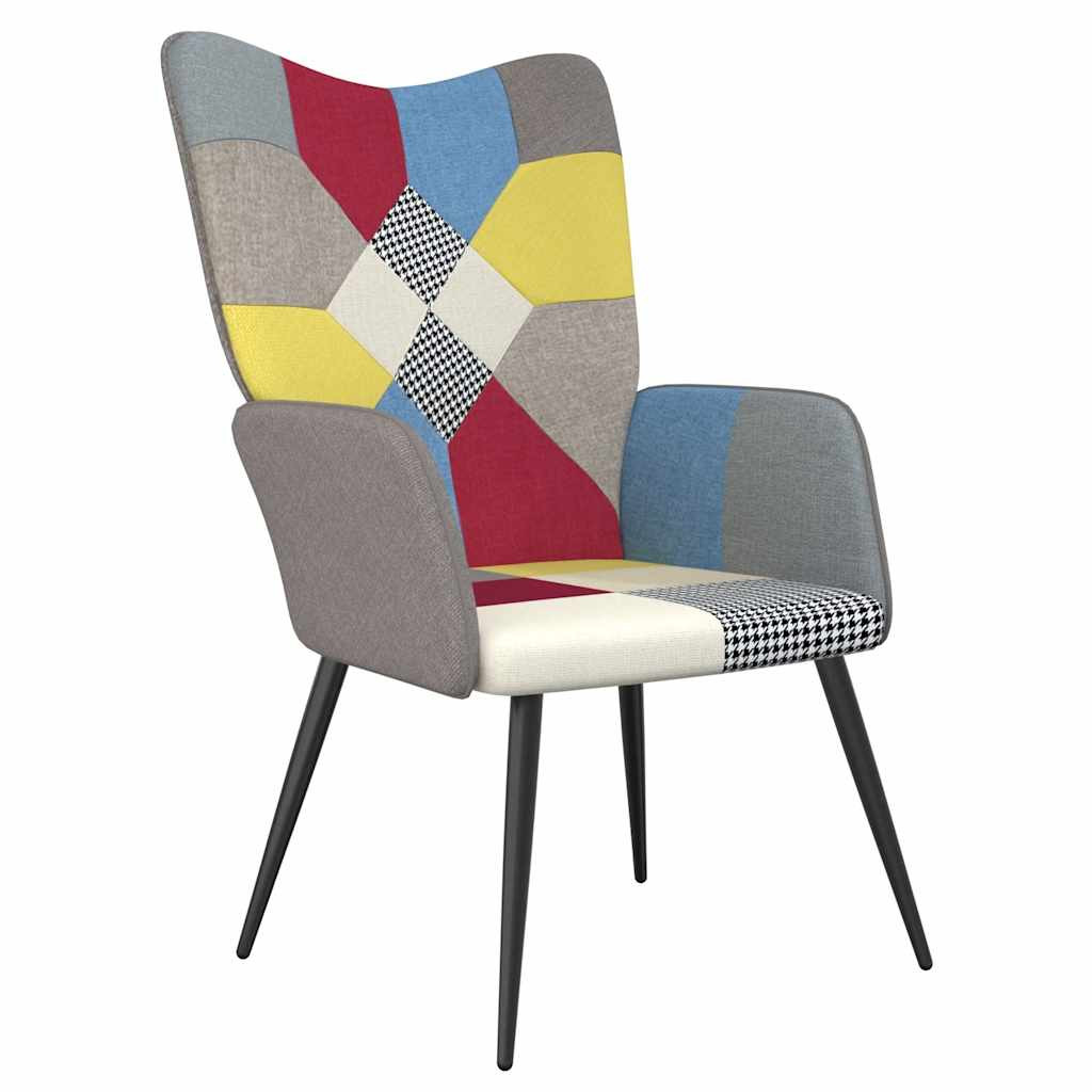 Fotel Wypoczynkowy Tapicerowany Patchwork Do Salonu Pokoju