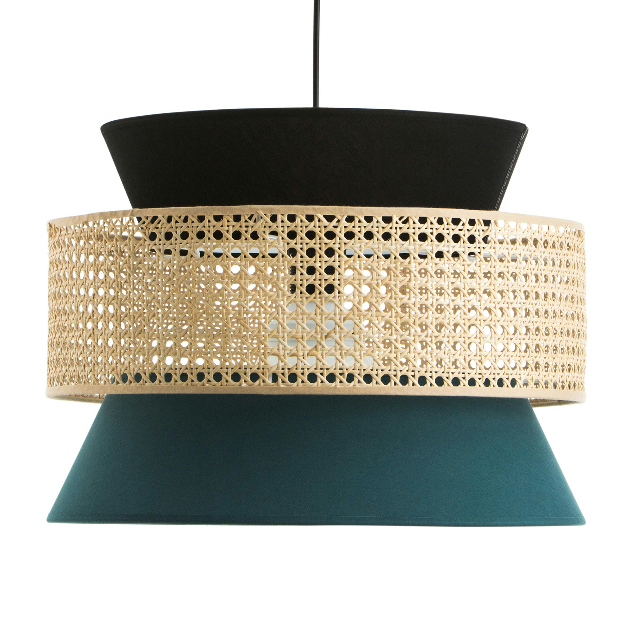 Suspension / Abat-jour double Ø40 cm, Dolkie