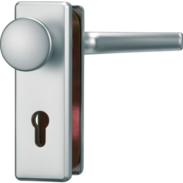 Schutzbeschlag, Stahl, aluminiumfarben