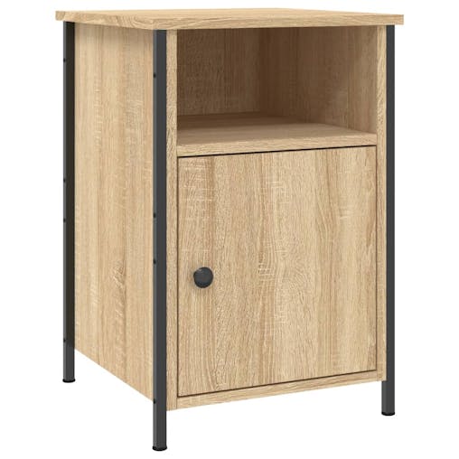 NNEVL Bedside Cabinets 2 pcs Sonoma Oak 40x42x60 cm Engineered Wood