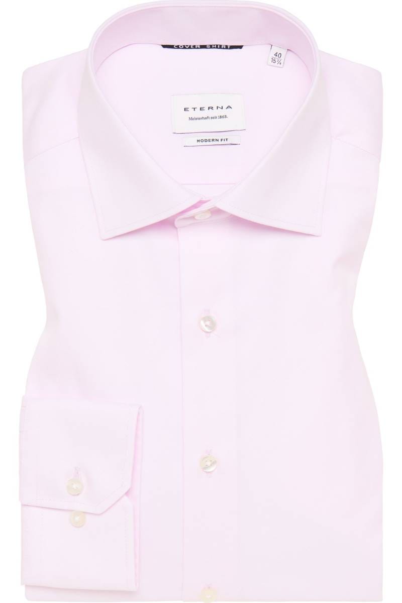 ETERNA Cover Shirt Modern Fit Hemd rose, Einfarbig