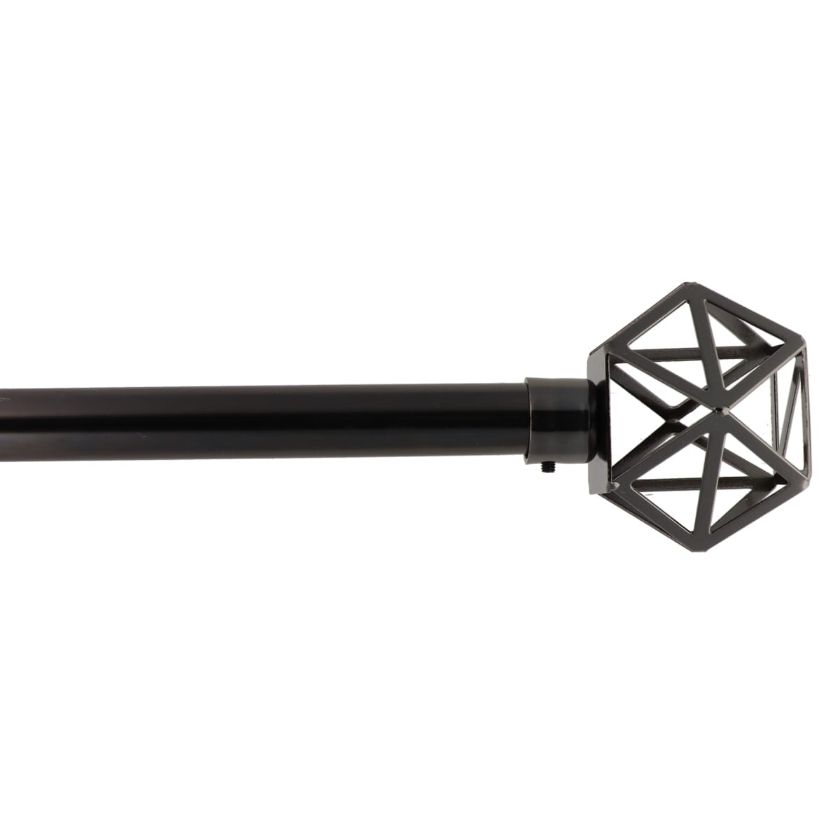 Kit varão extensível cinza 120-210cm