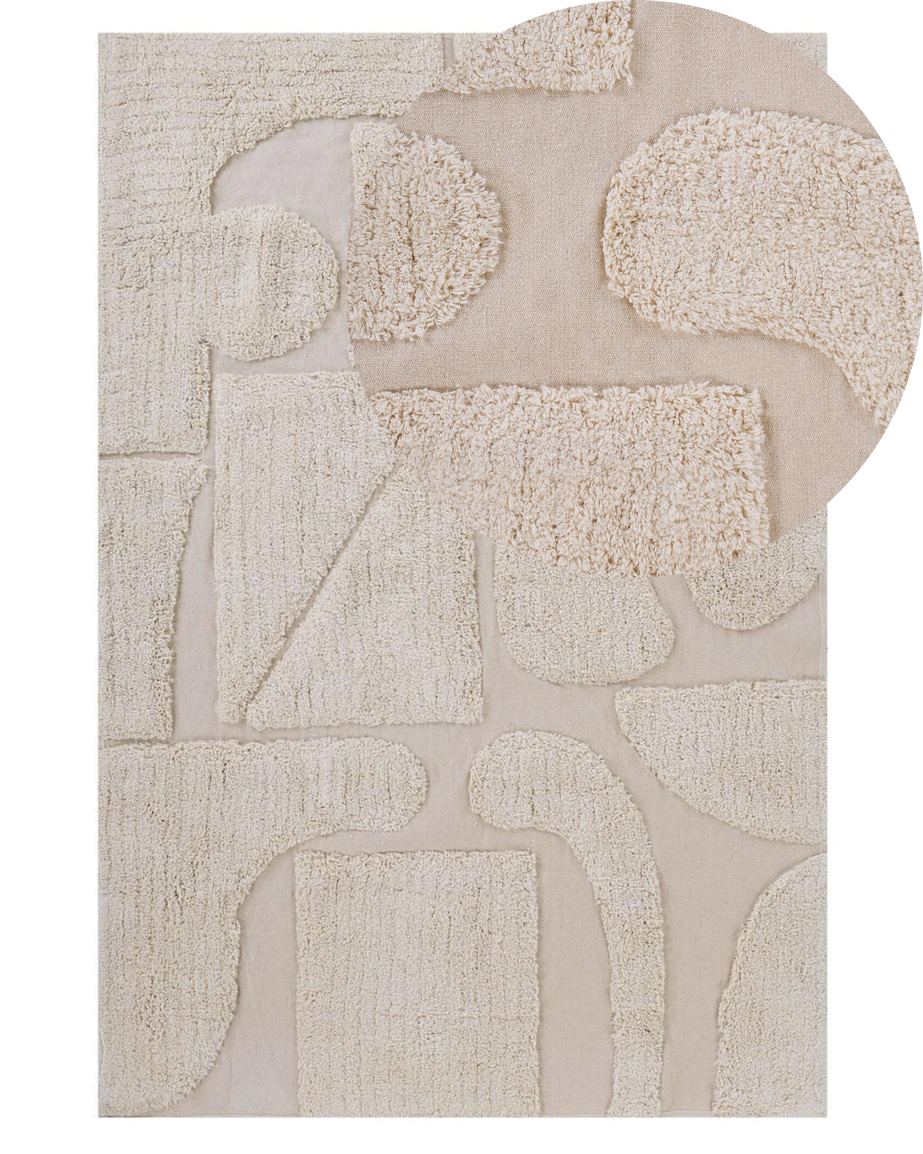 Rug DIYADIN Beige 140 x 200 cm Cotton