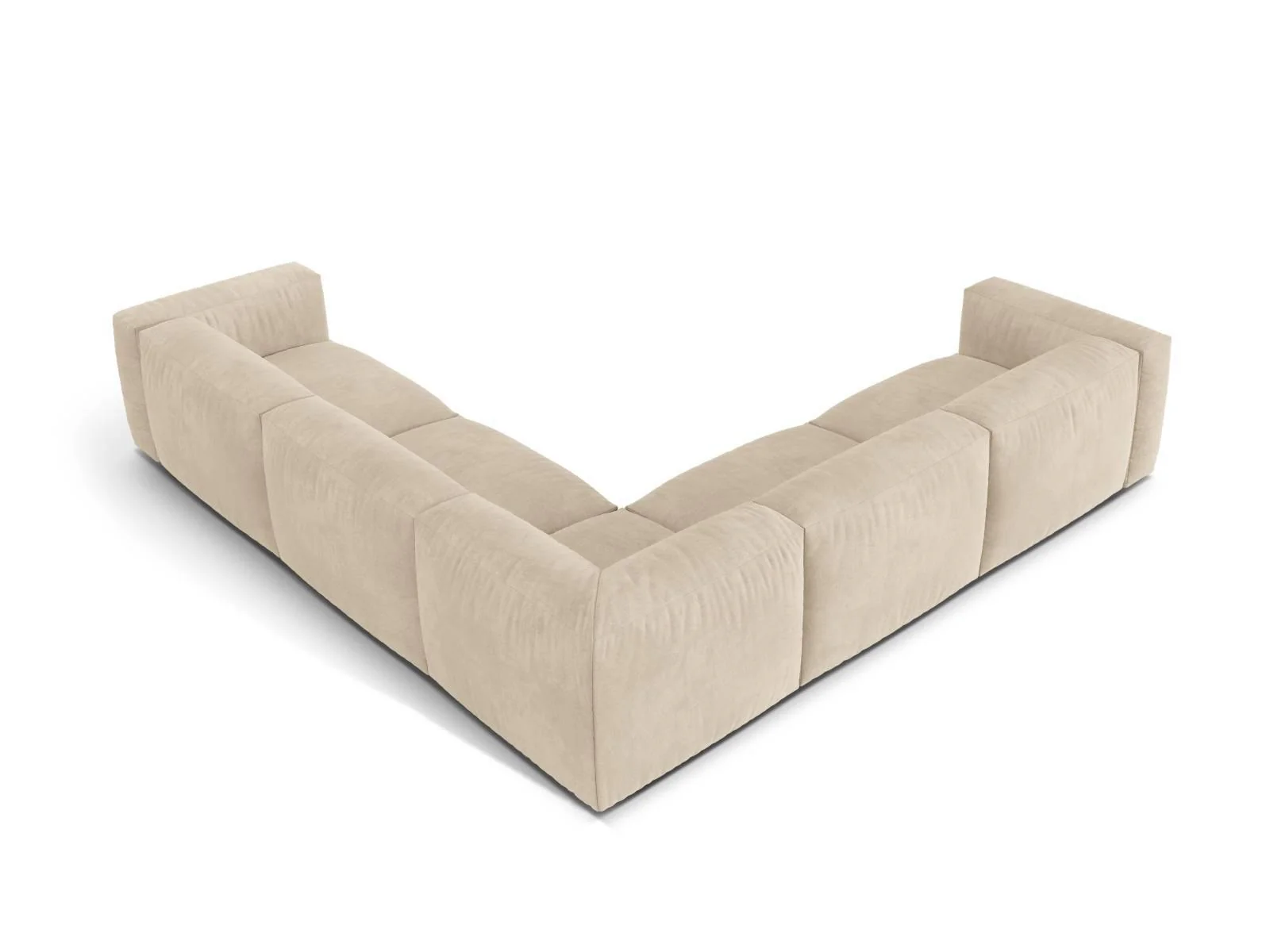 5-zits hoekbank Martina velvet