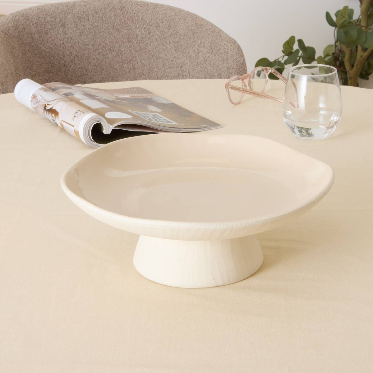 Bowl "Aria" Stoneware (ceramic), D.28 cm