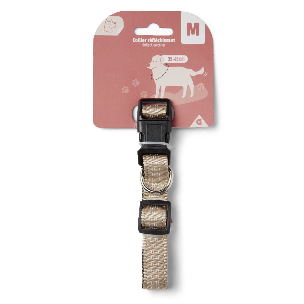 Collier réflechissant pour chien moyen - Taille M