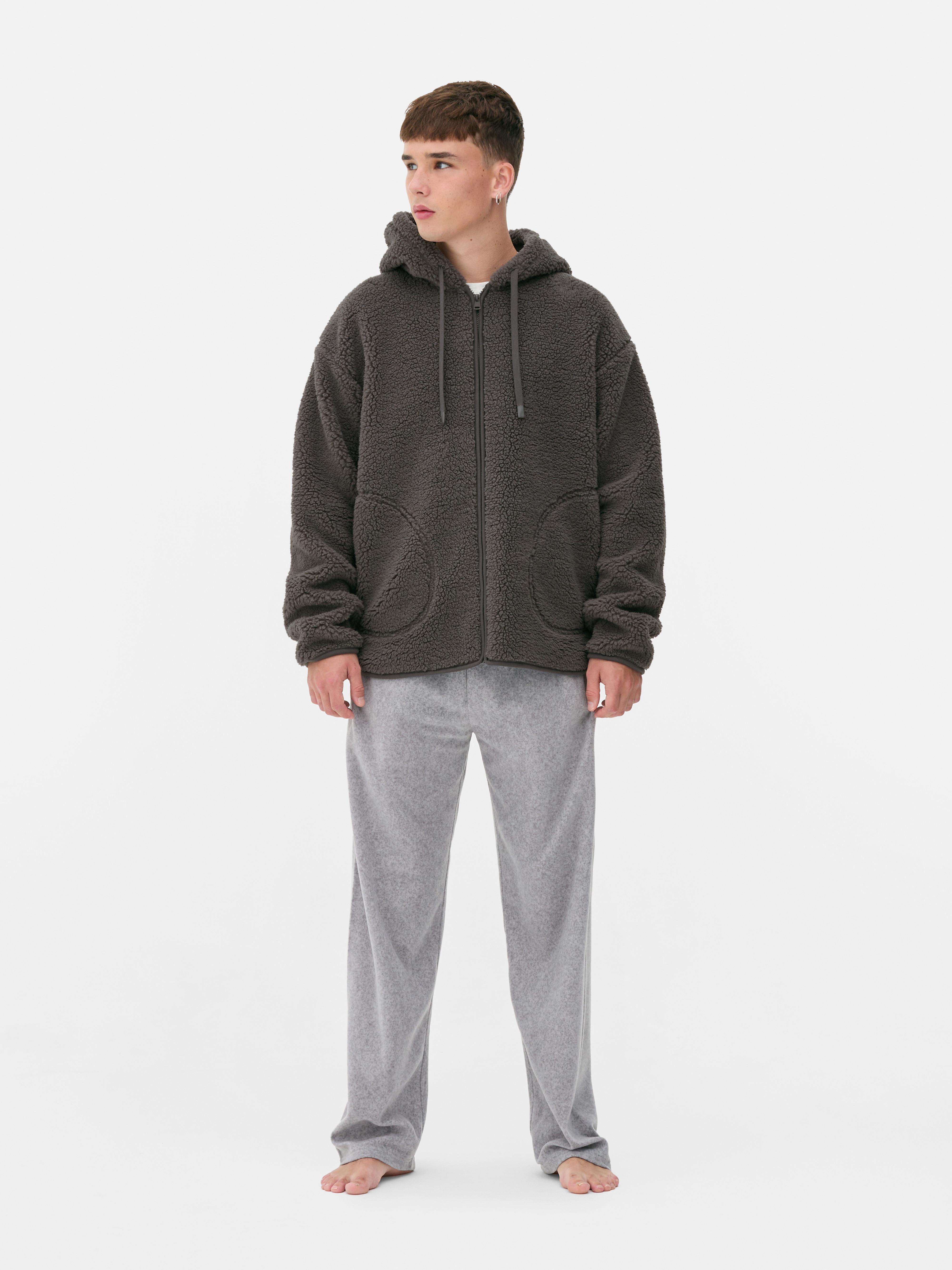 Borg Zip-Up lounge Hoodie