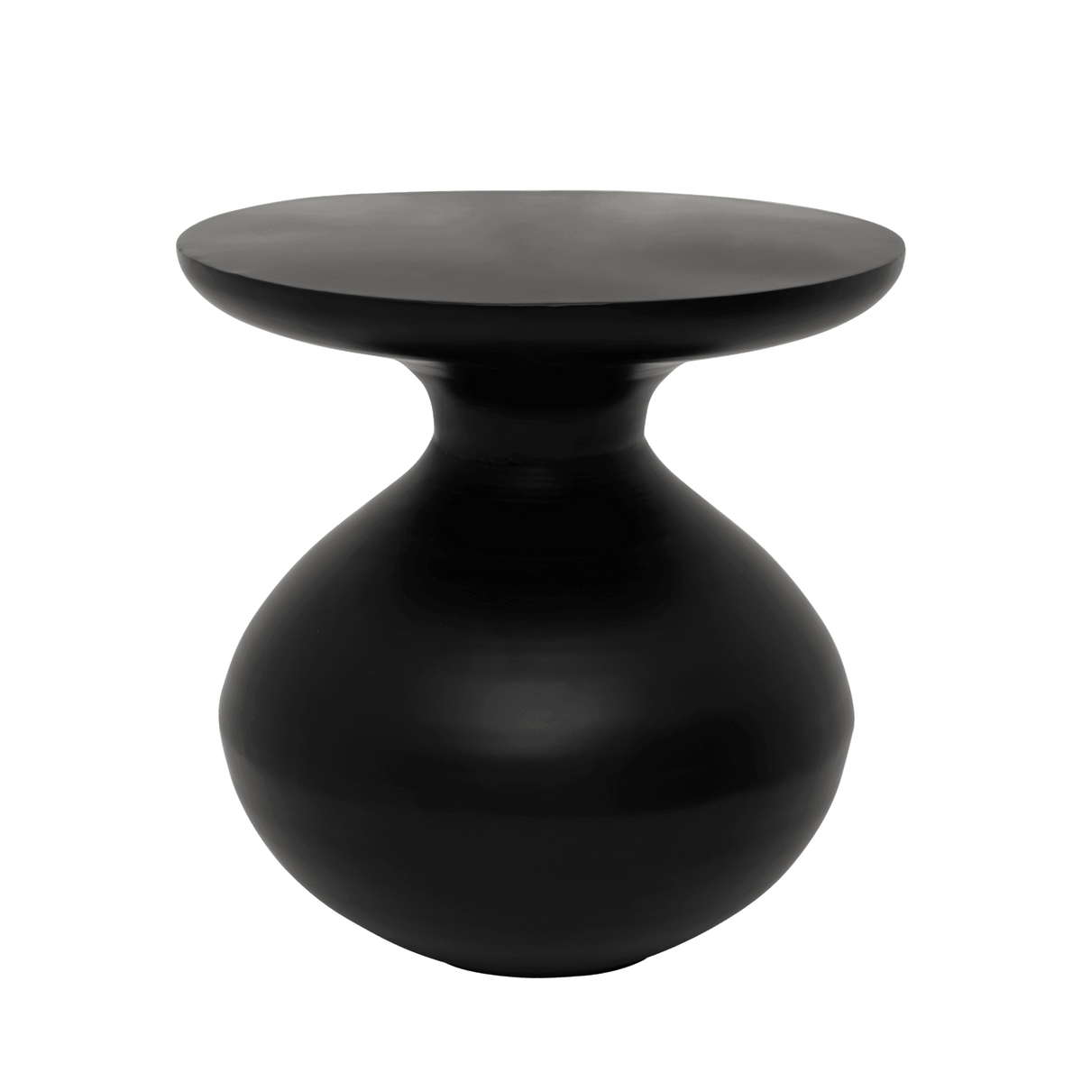 Urban Nature Culture bijzettafel Tummy Black - Ø 38 * 40 CM