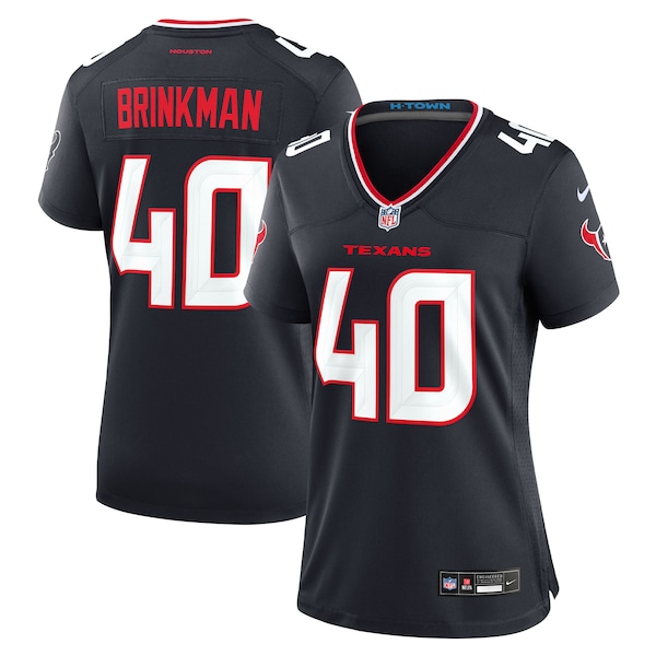 Austin Brinkman Houston Texans Nike Women's Team Game Jersey -  Navy