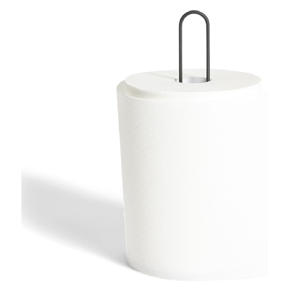 Porte essuie tout fer noir Ø15,5xH28,5cm
