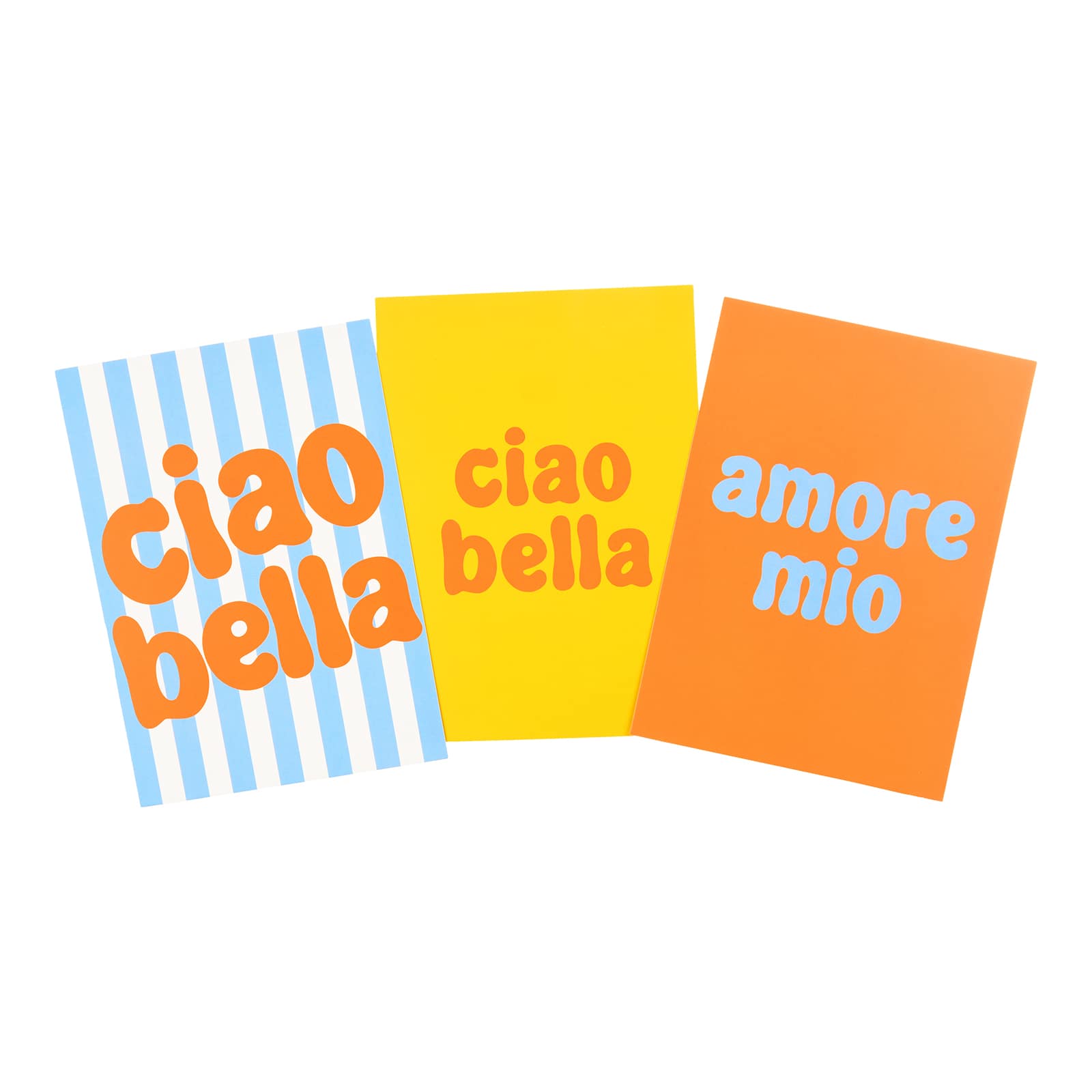 Postkarten-Set Bella Orange,L 150 x B 105 mm, 3 -tlg.