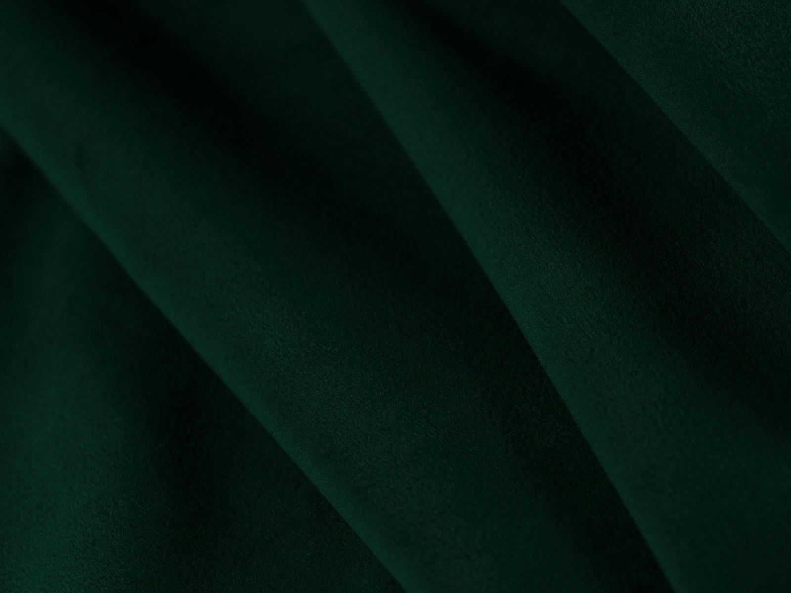 RUBY - Méridienne droite 1 place en tissu velours vert bouteille