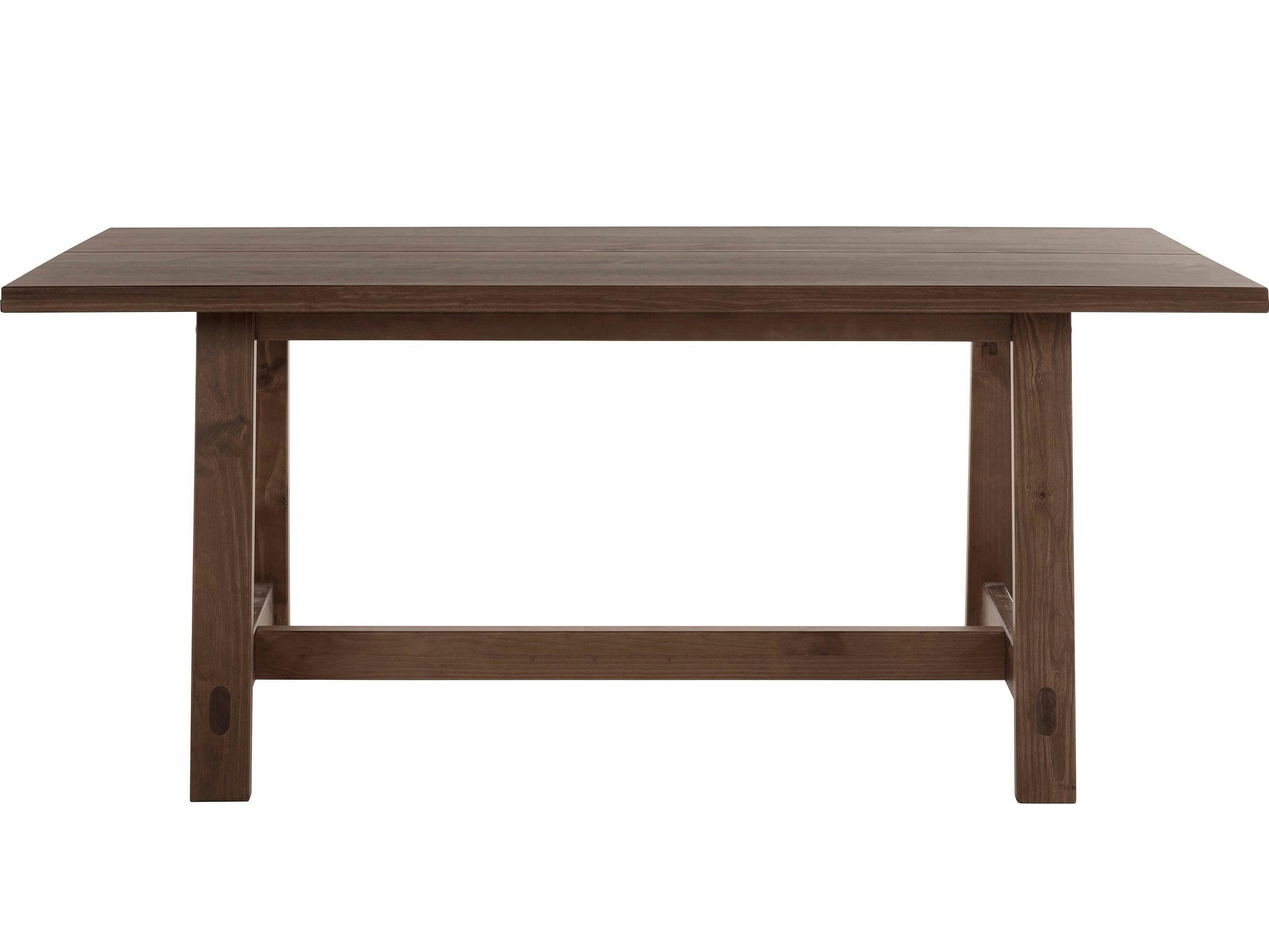 DERBY - Table de salle à manger 200x100 cm 8 personnes en pin Marron