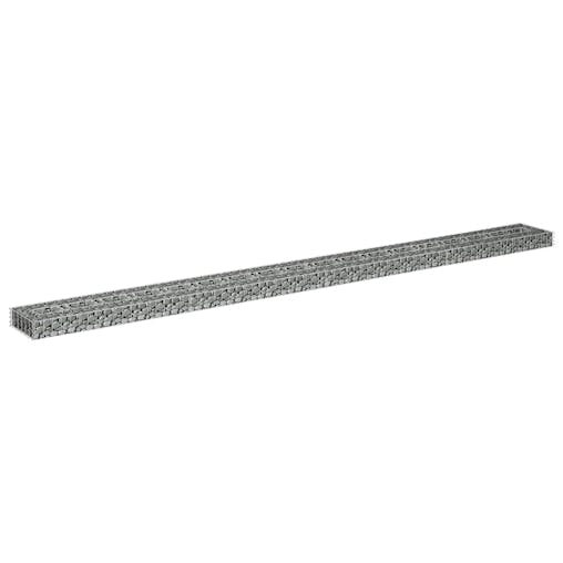 NNEVL Gabion Raised Bed Galvanised Steel 360x30x10 cm