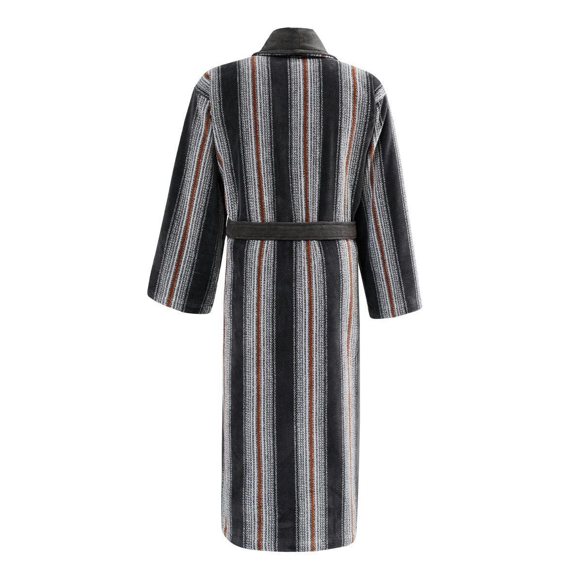 RIO ARDOISE - Peignoir col châle velours 420 g/m²   XXL