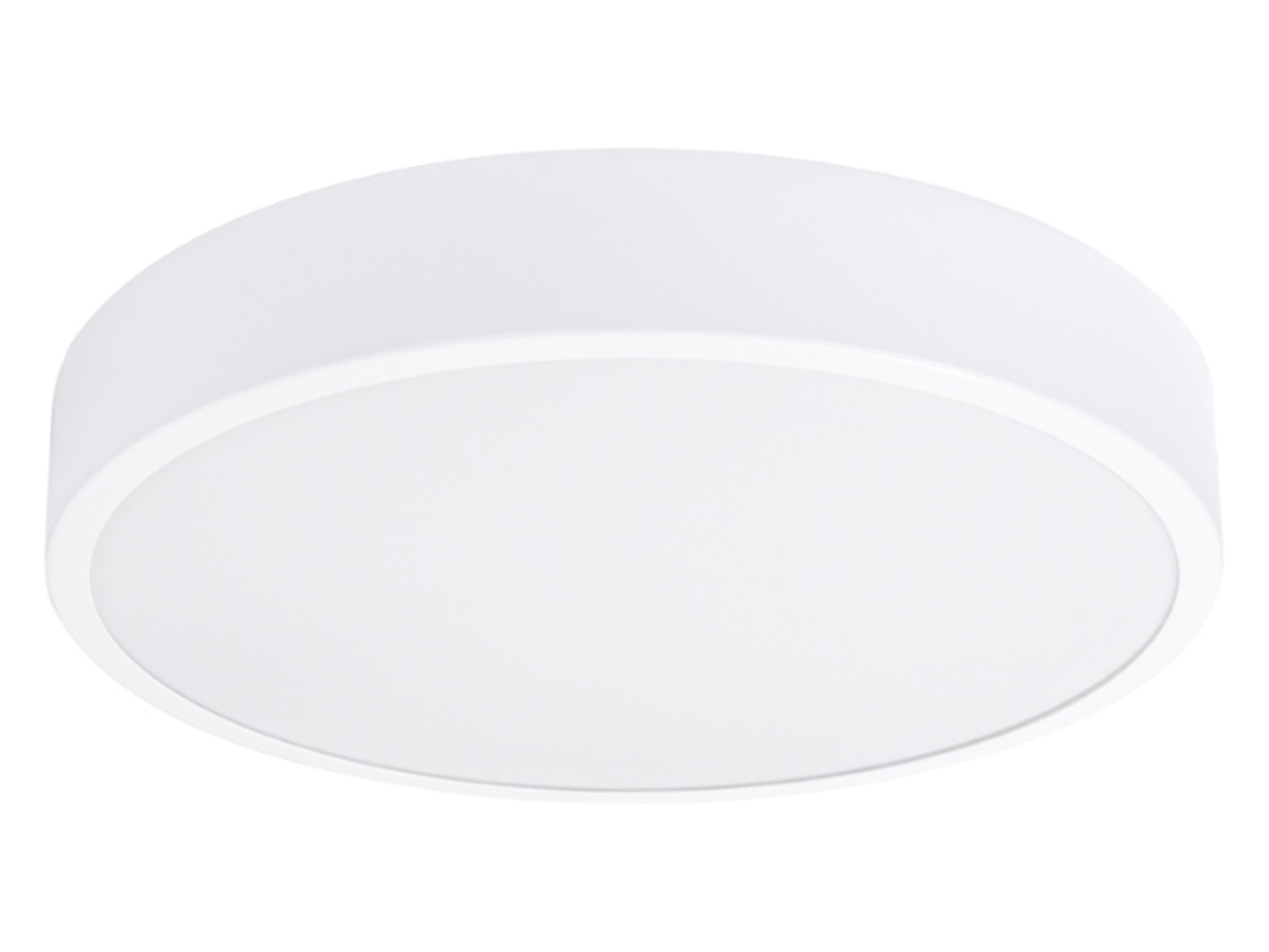 Plafon Onyx LED 40 cm aluminiowy biały