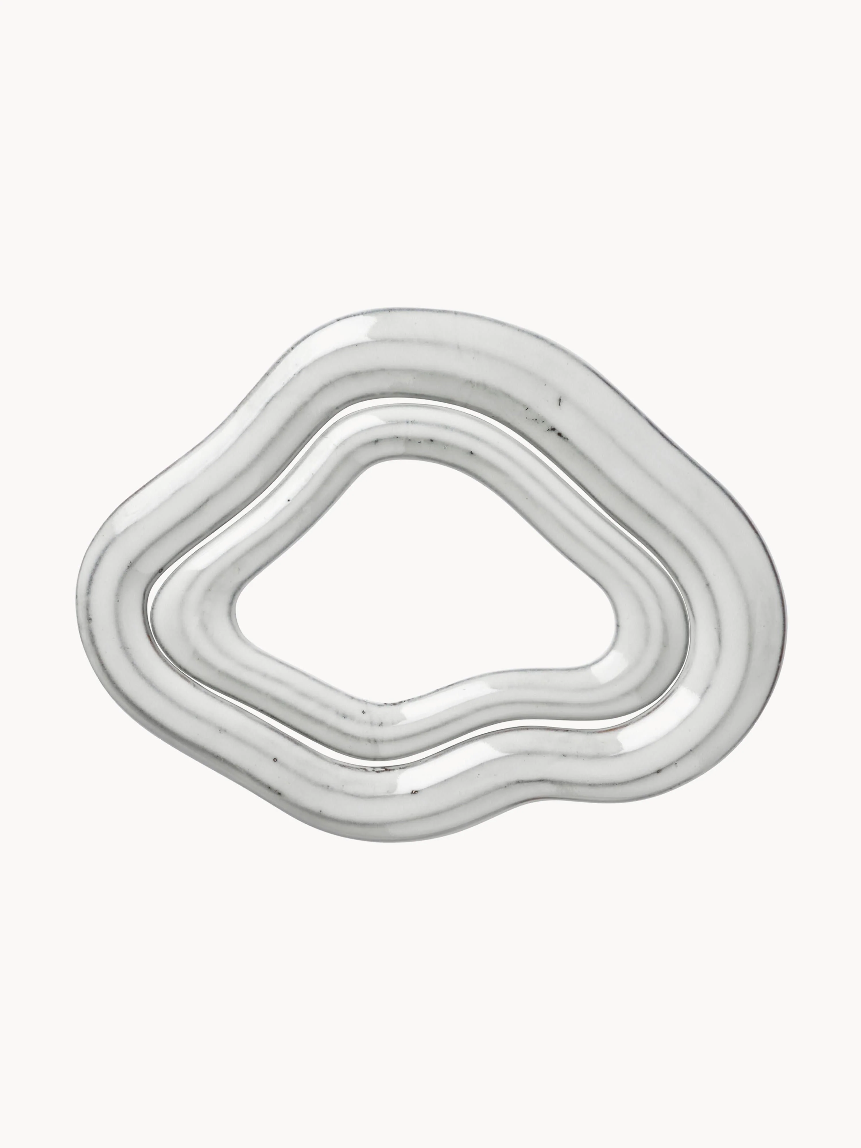 Handgefertigte Untersetzer Nordic Sand, 2er-Set