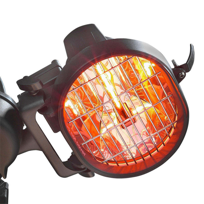 Chauffage de terrasse électrique pour parasol 1500 W EUROM