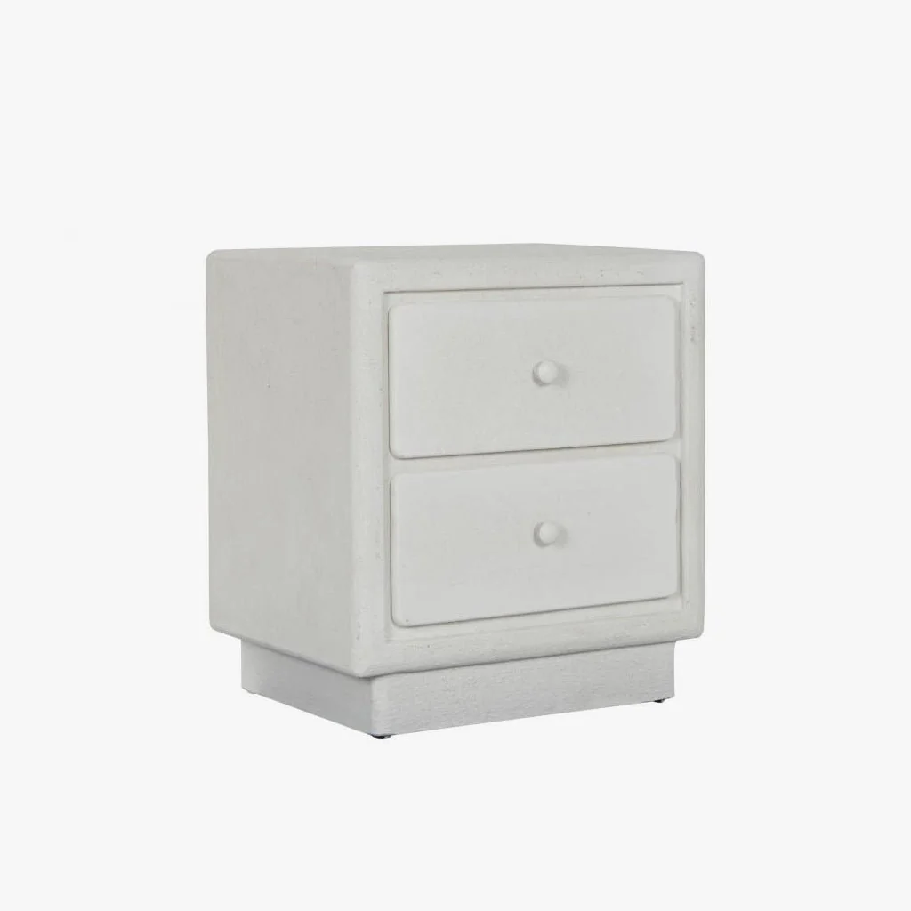 Mesa de Cabeceira Duas Gavetas ZENA