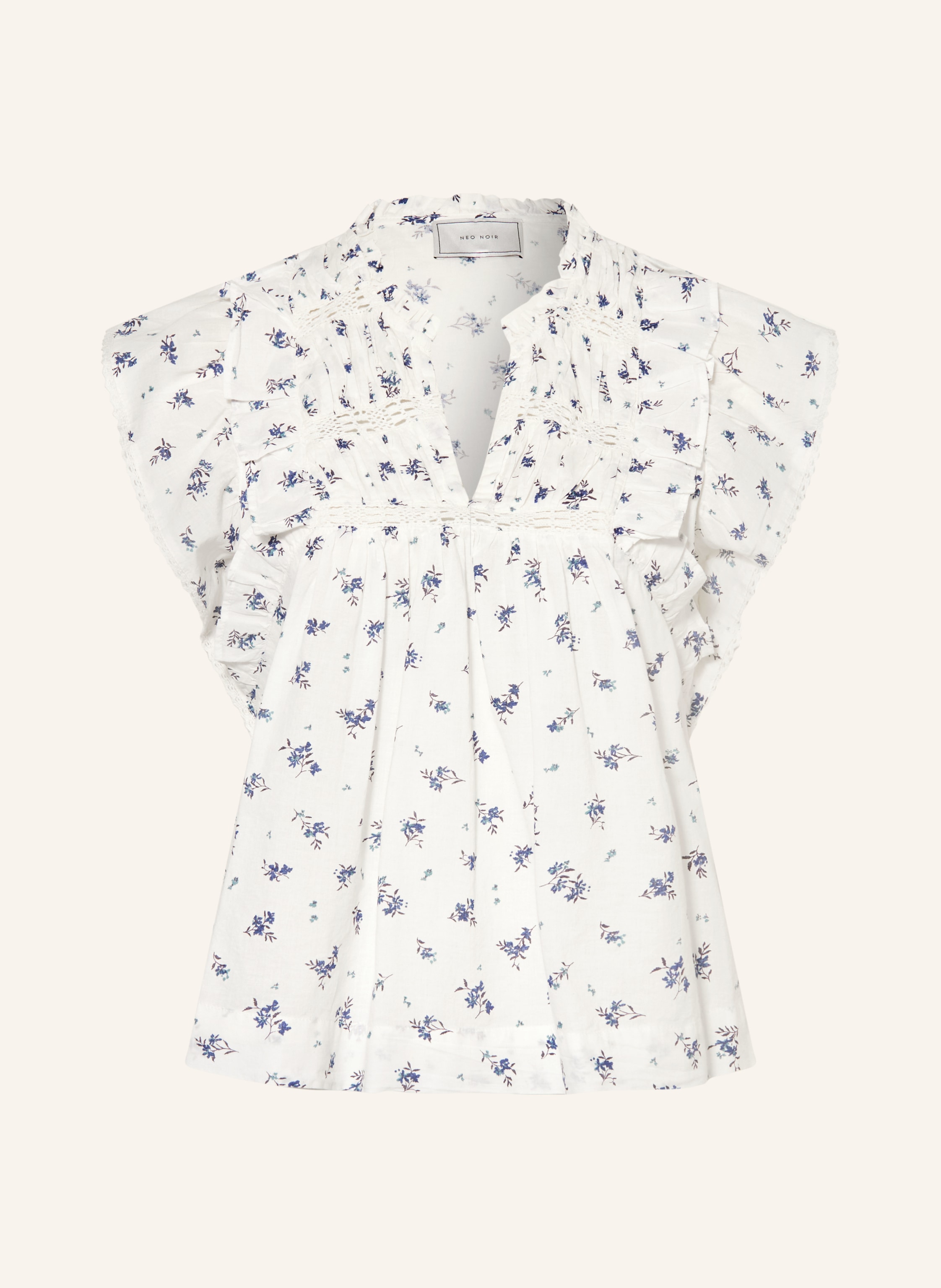 NEO NOIR Blusenshirt JAYLA mit Rüschen