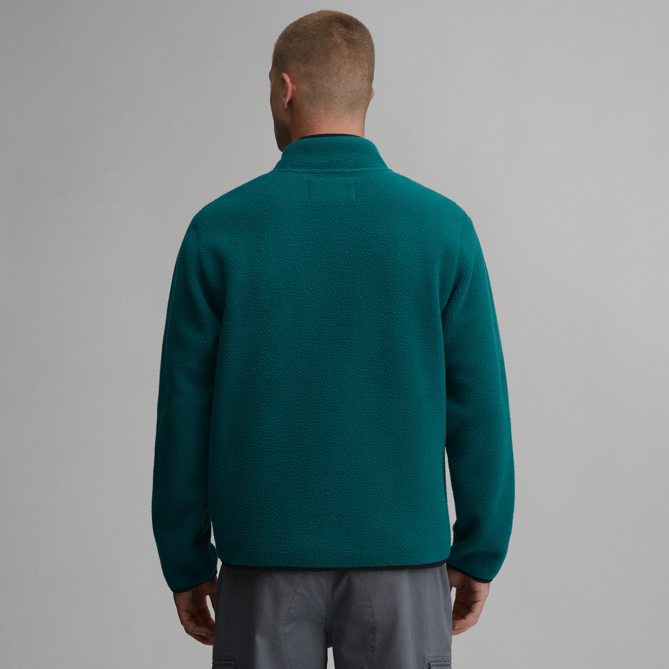 Men's Journey Full-Zip Solid Fleece Pullover