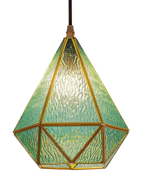 Lampa wisząca NORAH złoto-niebieska 1xE14x40W wym:120x21x21cm IP20 Rabalux