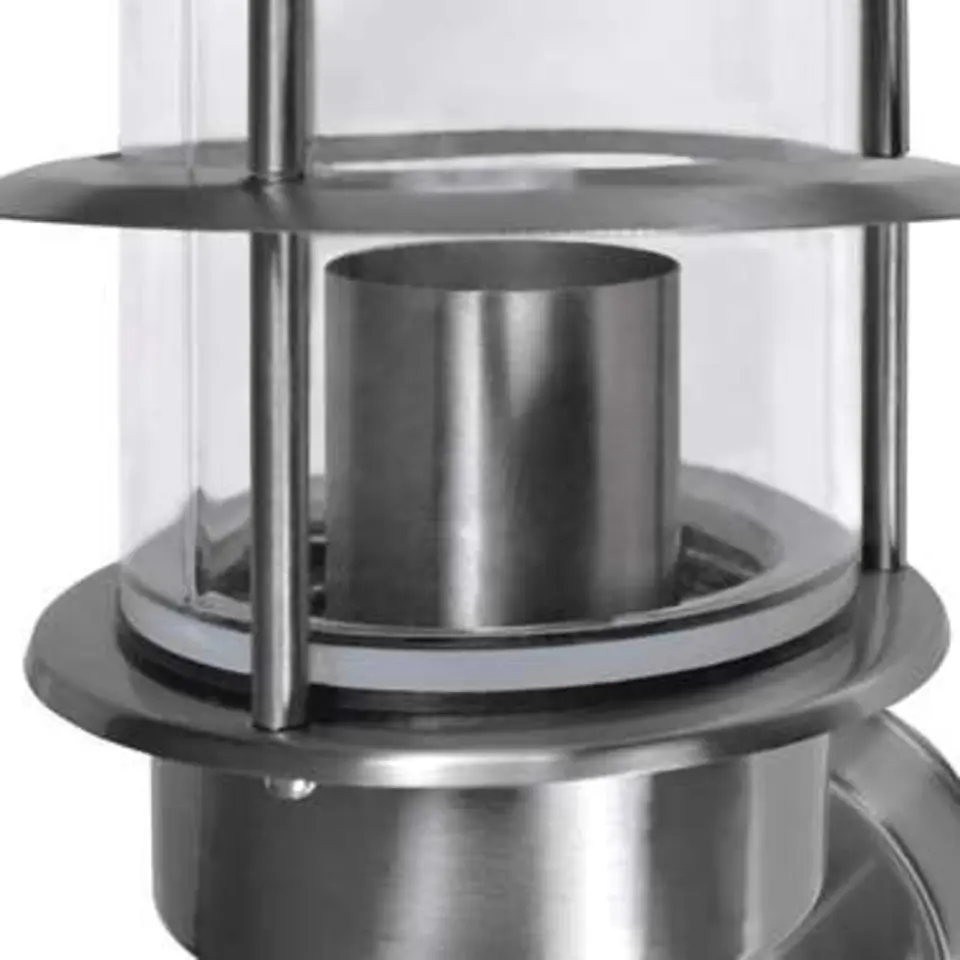 vidaXL - Wandlamp - Zilver - Roestvrij staal