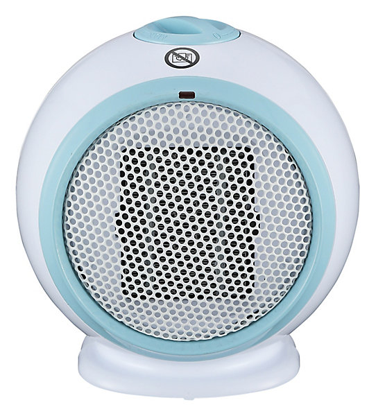 Chauffage d'appoint soufflant céramique bleu 500W