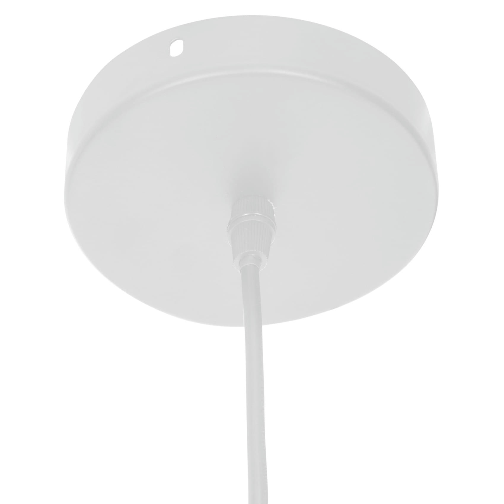 - Suspension en bois et papier tressé beige Diamètre 35.5 cm