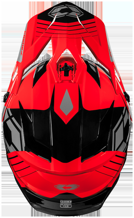 Castle X CX200 Sector MX Helmet, Red