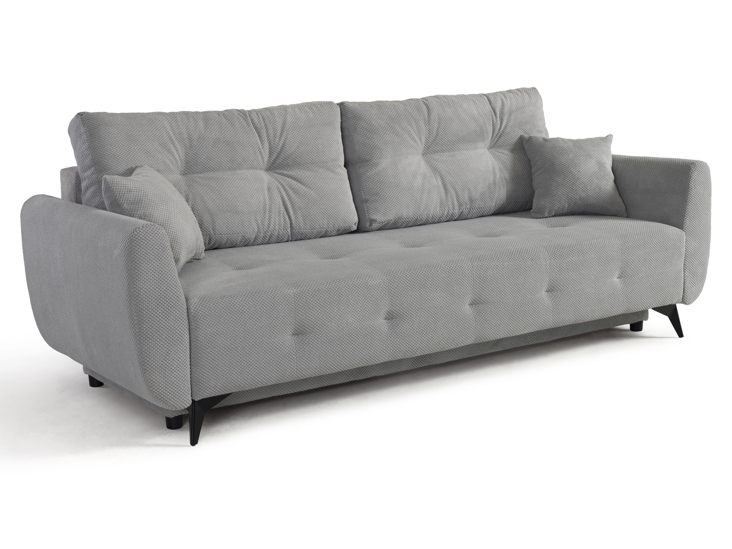 Sofa Malaga z funkcją spania i pojemnikiem, tkanina Onega 8