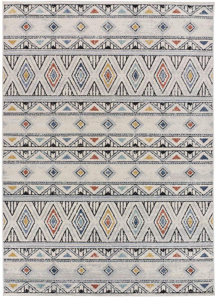 MABEL - Tapis etnique de style vintage multicolore, 140X200 cm